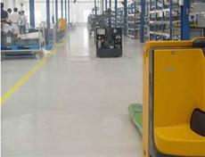 工廠叉車用PVC地板工程案例